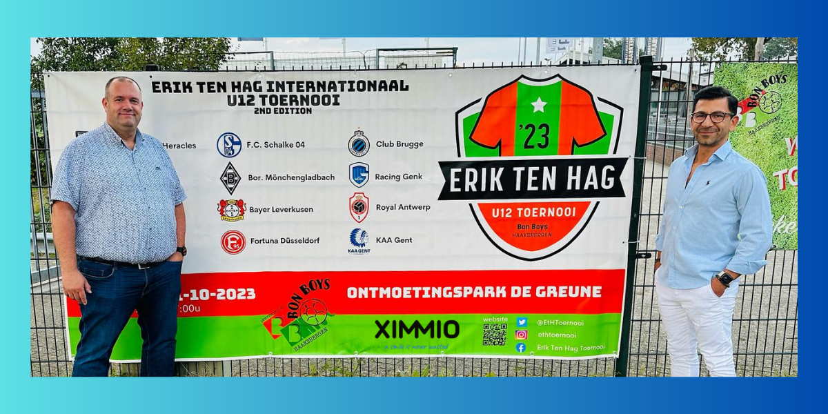 Ximmio sponsor van het Erik ten Hag Tournament 2023